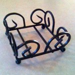 Metal Coaster Holder - $7