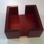 Wood Coaster Holder